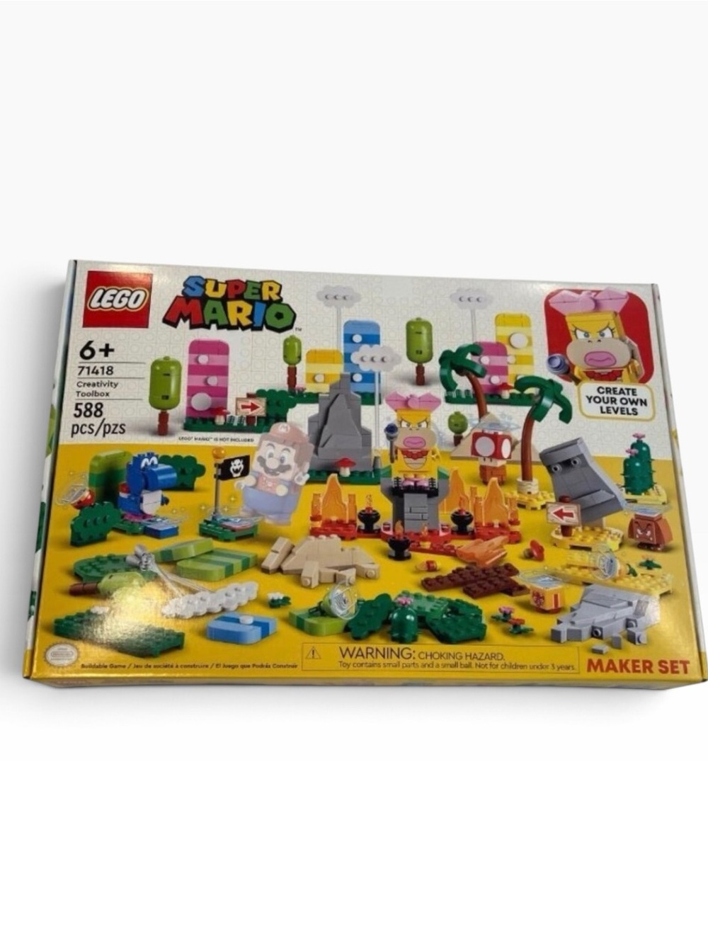LEGO Super Mario Creativity Toolbox Maker Set 71418 588 Pieces Ages 6+ Build & C